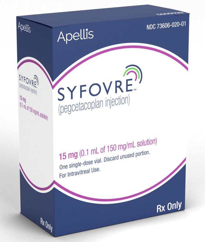 SYFOVRE pegcetacoplan injection packaging